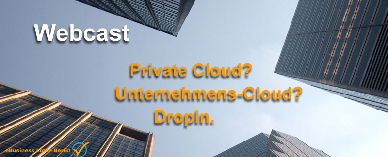 Webcast Datencloud, Private Cloud DropIn
