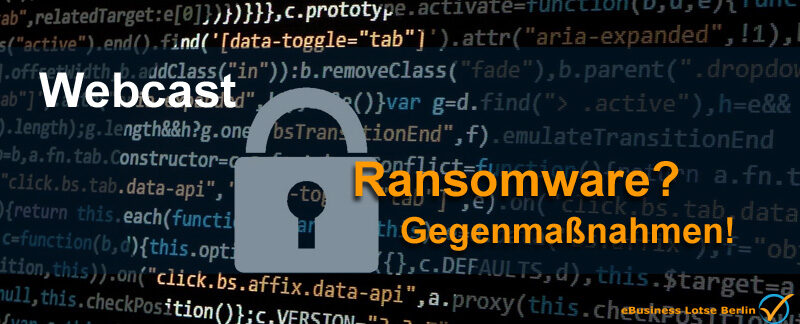 Webcast zum Thema Ransomware