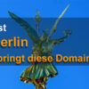 Webcast: .berlin-Domain - gut & teuer?